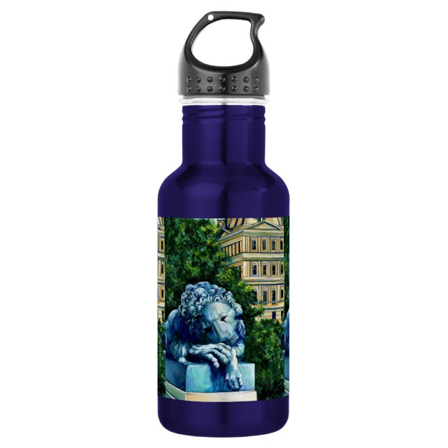 The Cat, Who ate the Canary, Washington DC Stainless Steel Water Bottle (Front)