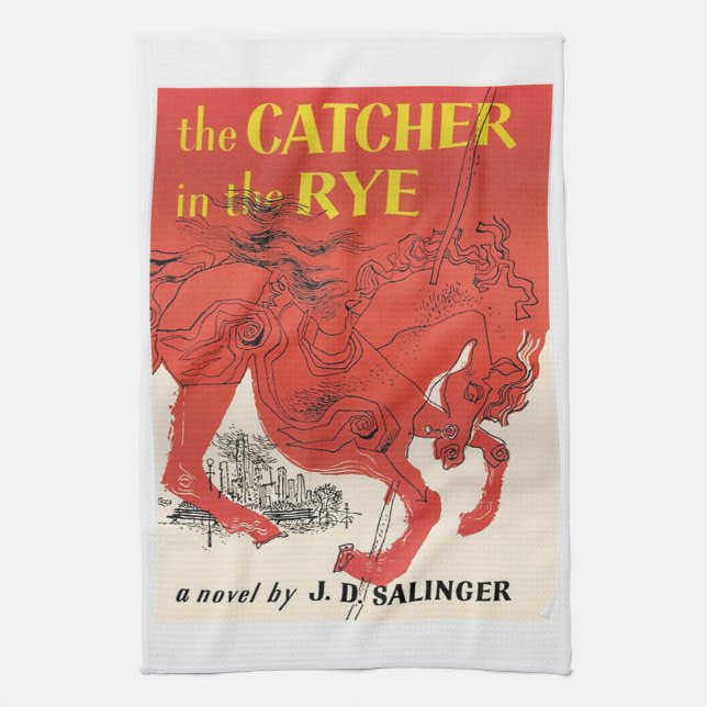 THE CATCHER IN THE RYE by J.D. SALINGER   Kitchen Towel (Vertical)
