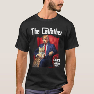 The Catfather Cats For Trump President 2024 Tee