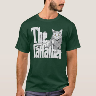 The Catfather Maine Cat Father Mafia Whiskers boy T-Shirt