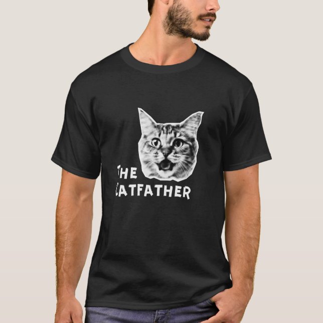 The Catfather Retro T-Shirt (Front)