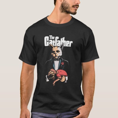 The Catfather   T_Shirt