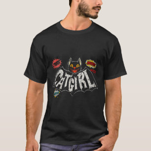 The Catgirl Vintage Rockabilly T-Shirt