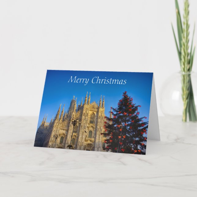 The Cathedral at Christmas Holiday Card (Front)