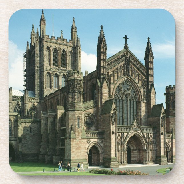 The Cathedral Church of the Blessed Virgin Mary an Drink Coaster (Front)