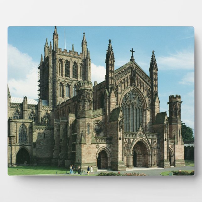 The Cathedral Church of the Blessed Virgin Mary an Plaque (Front)