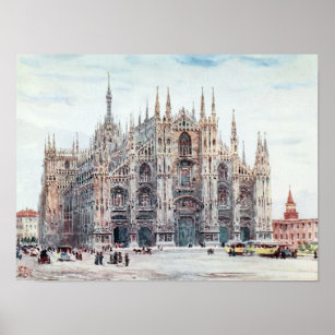 The Cathedral, Milan Poster
