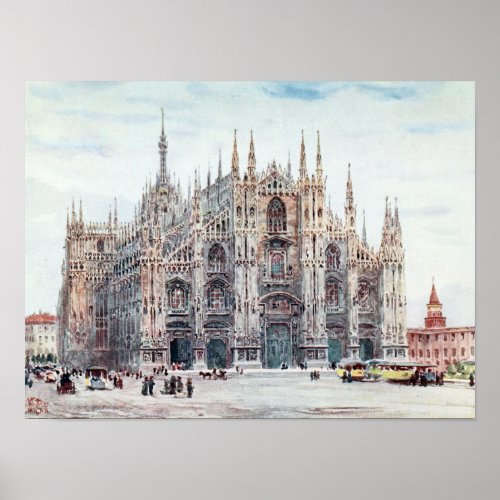 The Cathedral Milan Poster