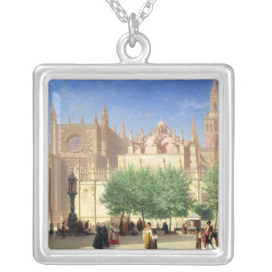 The Cathedral of Seville Silver Plated Necklace