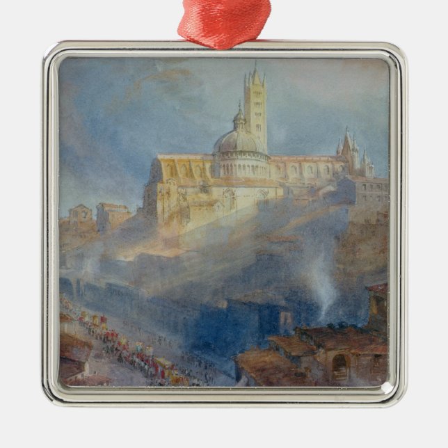 The Cathedral, Siena, 1902 Metal Ornament (Front)