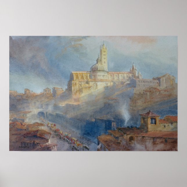 The Cathedral, Siena, 1902 Poster (Front)