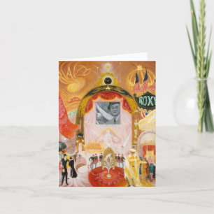 The Cathedrals of Broadway by Florine Stettheimer Letterpress Thank You Card
