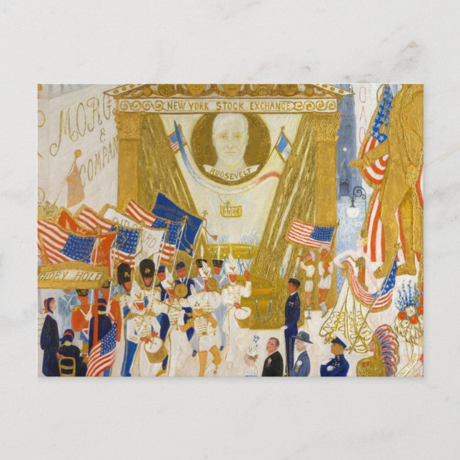 The Cathedrals of Wall Street, 1939 Postcard (Front)