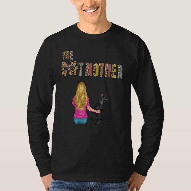 The Catmother Sphynx Cat   Kitten Mother Cat Mom T-Shirt (Front)