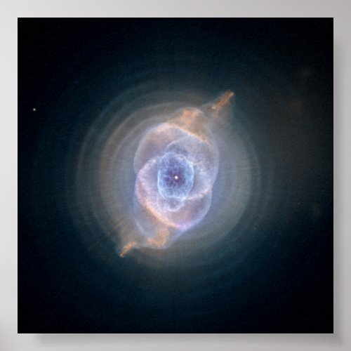 The Cats Eye Nebula_ Dying Star Creates Fant Poster