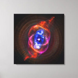The Cats Eye Nebula - expanding red giant Canvas Print