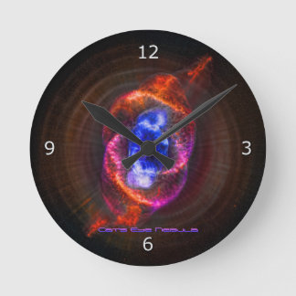 The Cats Eye Nebula Round Clock