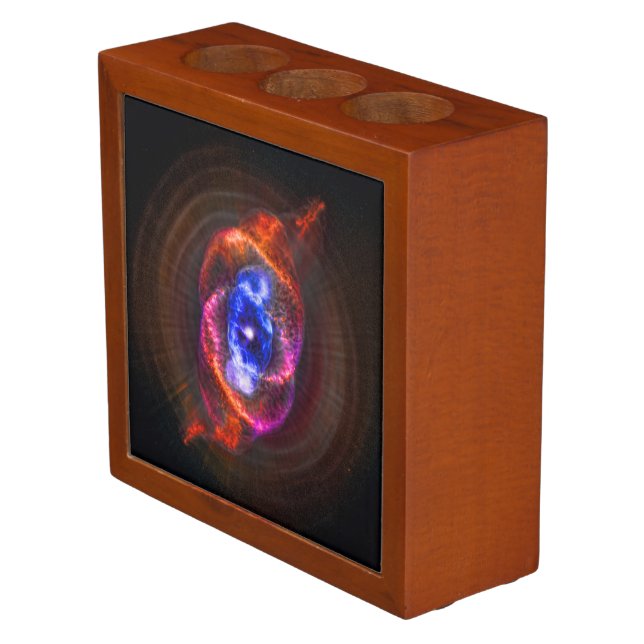 The Cats Eye Nebula space image Pencil/Pen Holder (Angled)