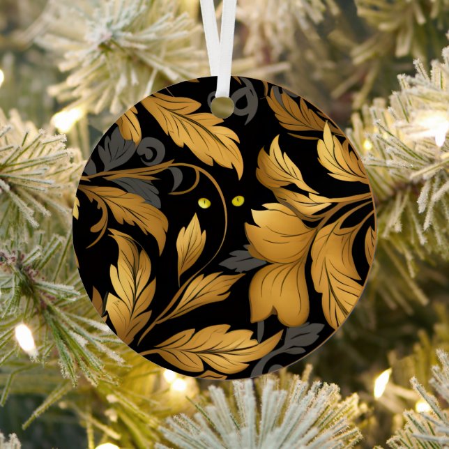 The Cat's Garden Metal Ornament (Insitu)