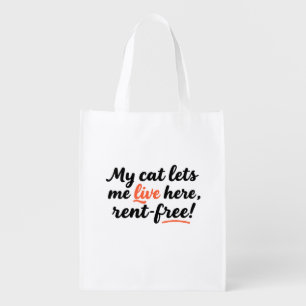 The Cat's House Grocery Bag