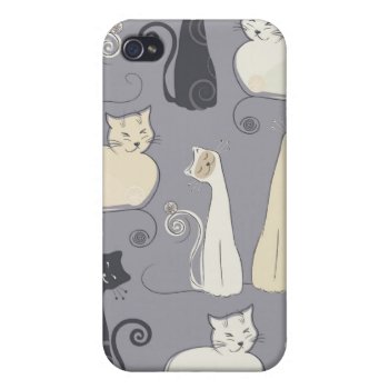 The Cats Cover For Iphone 4 by EveStock at Zazzle