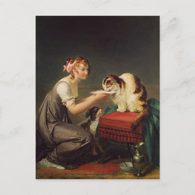 The Cat's Lunch Postcard (Front)