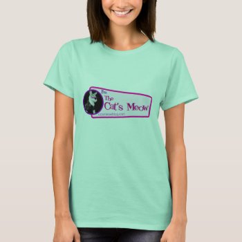 The Cat's Meow Logo Ringer Tee by knichols1109 at Zazzle