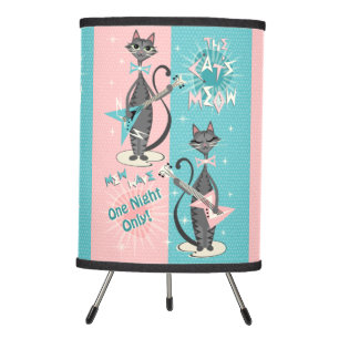 The Cat's Meow / Mew Wave Night Tripod Lamp