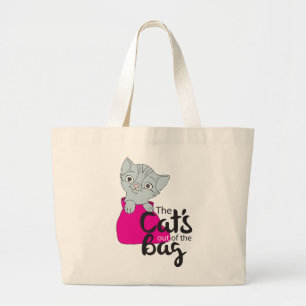 The Cats Out of the Bag Kitten Cartoon Image Kitty