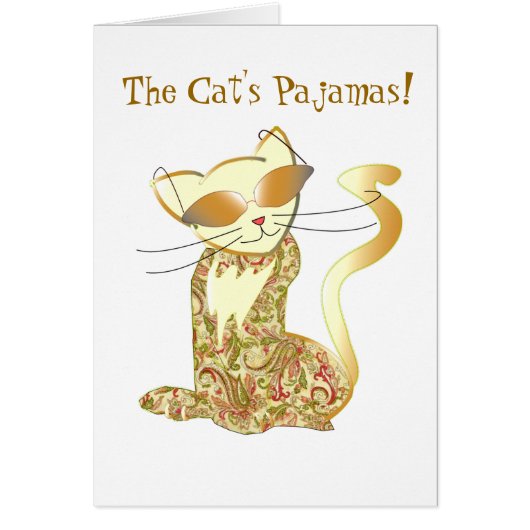 The Cat's Pajamas! Cards (Front)