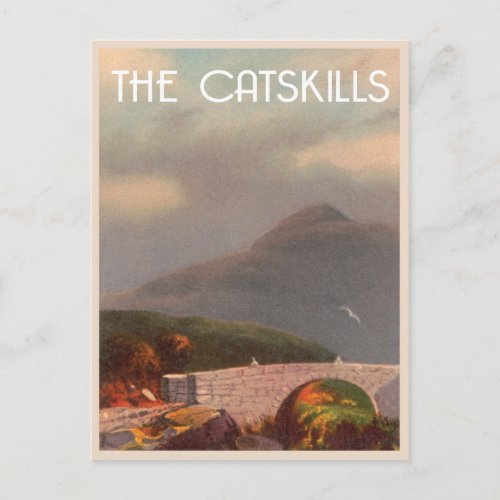 The Catskill Mountains vintage Postcard