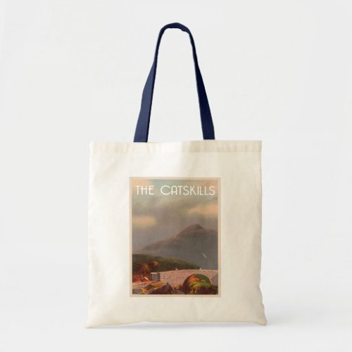 The Catskill Mountains vintage Tote Bag