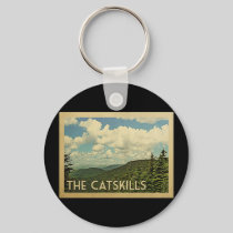The Catskills New York Vintage Travel Keychain