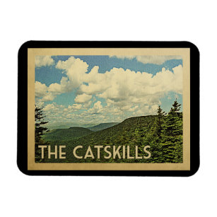 The Catskills New York Vintage Travel Magnet