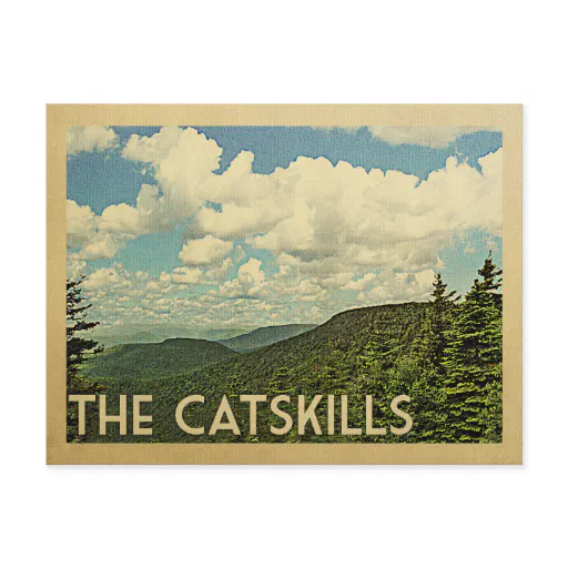 The Catskills Postcard New York Vintage Travel The Catskills Postcard New York Vintage Travel