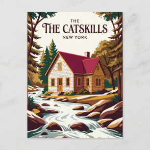 The Catskills USA Postcard