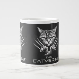 The Catverine Halloween Themed Giant Coffee Mug