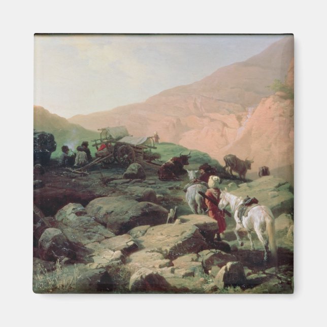 The Caucasus, 1872 Magnet (Front)