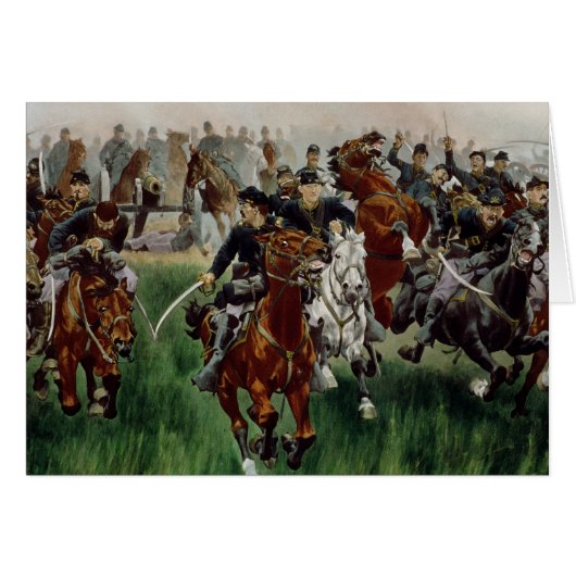 The Cavalry, 1895 Cards (Front Horizontal)
