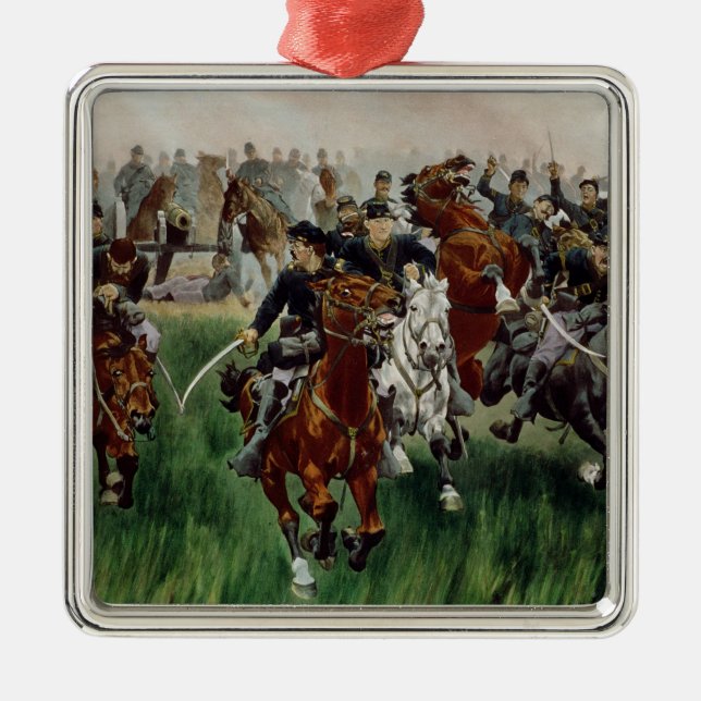The Cavalry, 1895 Metal Ornament (Front)
