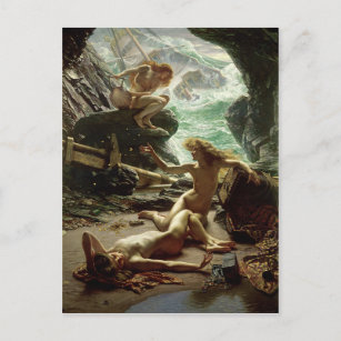 The Cave of the Storm Nymphs, 1903 (oil on canvas) Postcard