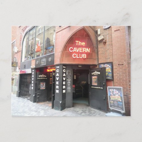 The Cavern Club in Liverpools Mathew Street Postcard