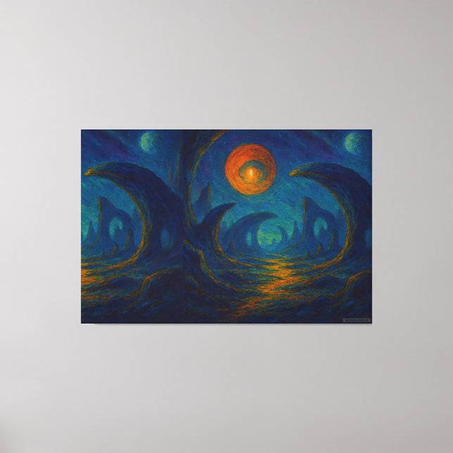 The Cavern Sky Canvas Print (Front)