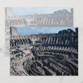 The cavernous interior of the ancient Roman Coloss (Front/Back)