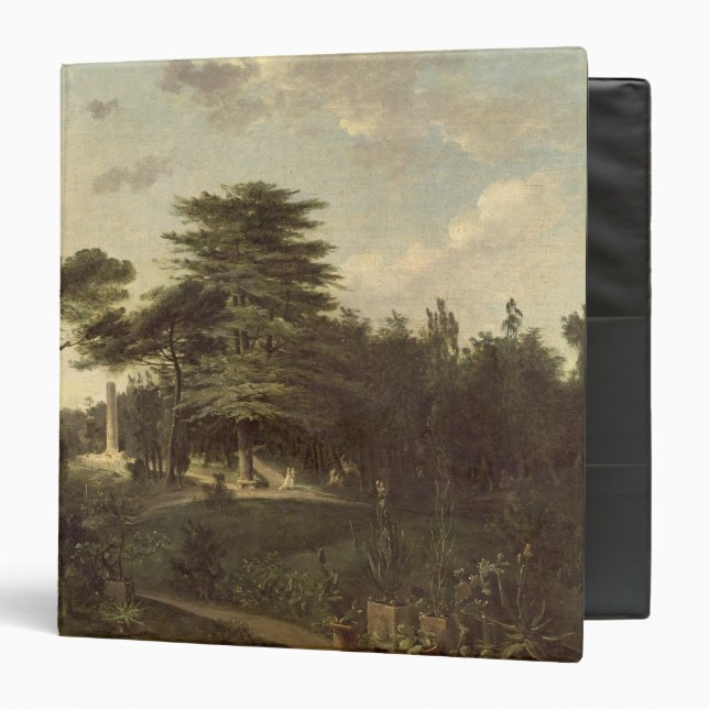 The Cedar of Lebanon in the Jardin des Plantes 3 Ring Binder (Front/Inside)