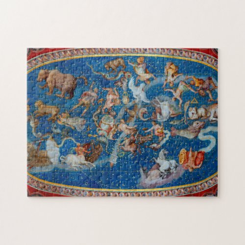 The Ceiling of the Sala Bologna Celestial Map Jigsaw Puzzle