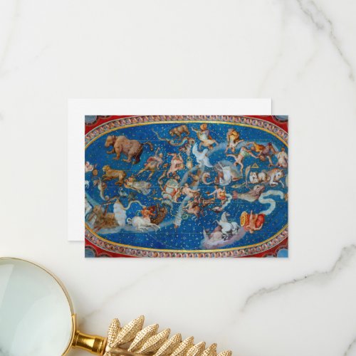 The Ceiling of the Sala Bologna Celestial Map Thank You Card