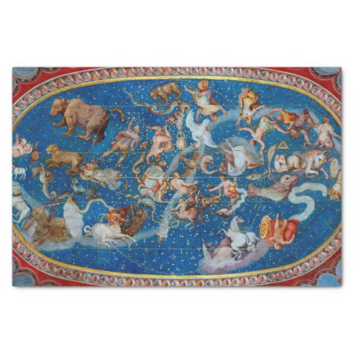 The Ceiling of the Sala Bologna Celestial Map Tissue Paper