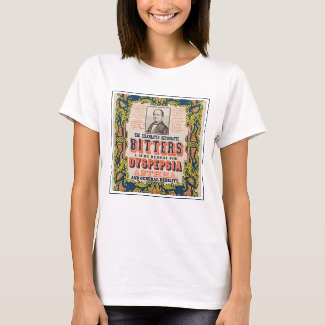 The Celebrated Oxygenated Bitters T-Shirt (Front)