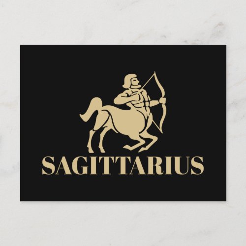 The Celestial Astrology Horoscope Sagittarius Sign Postcard